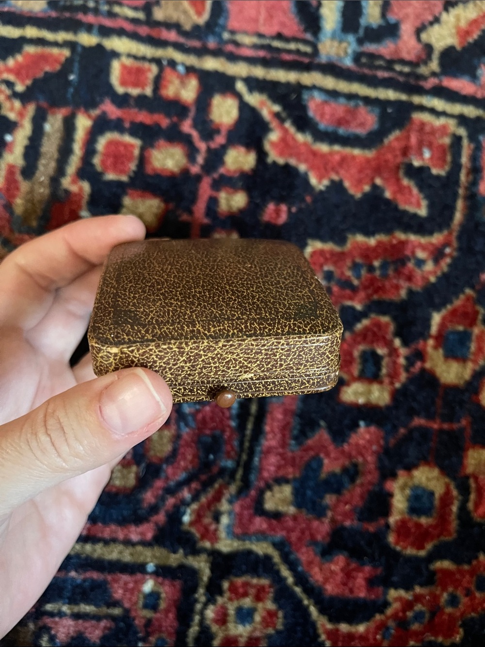 Brown Leatherette Jewelry box
